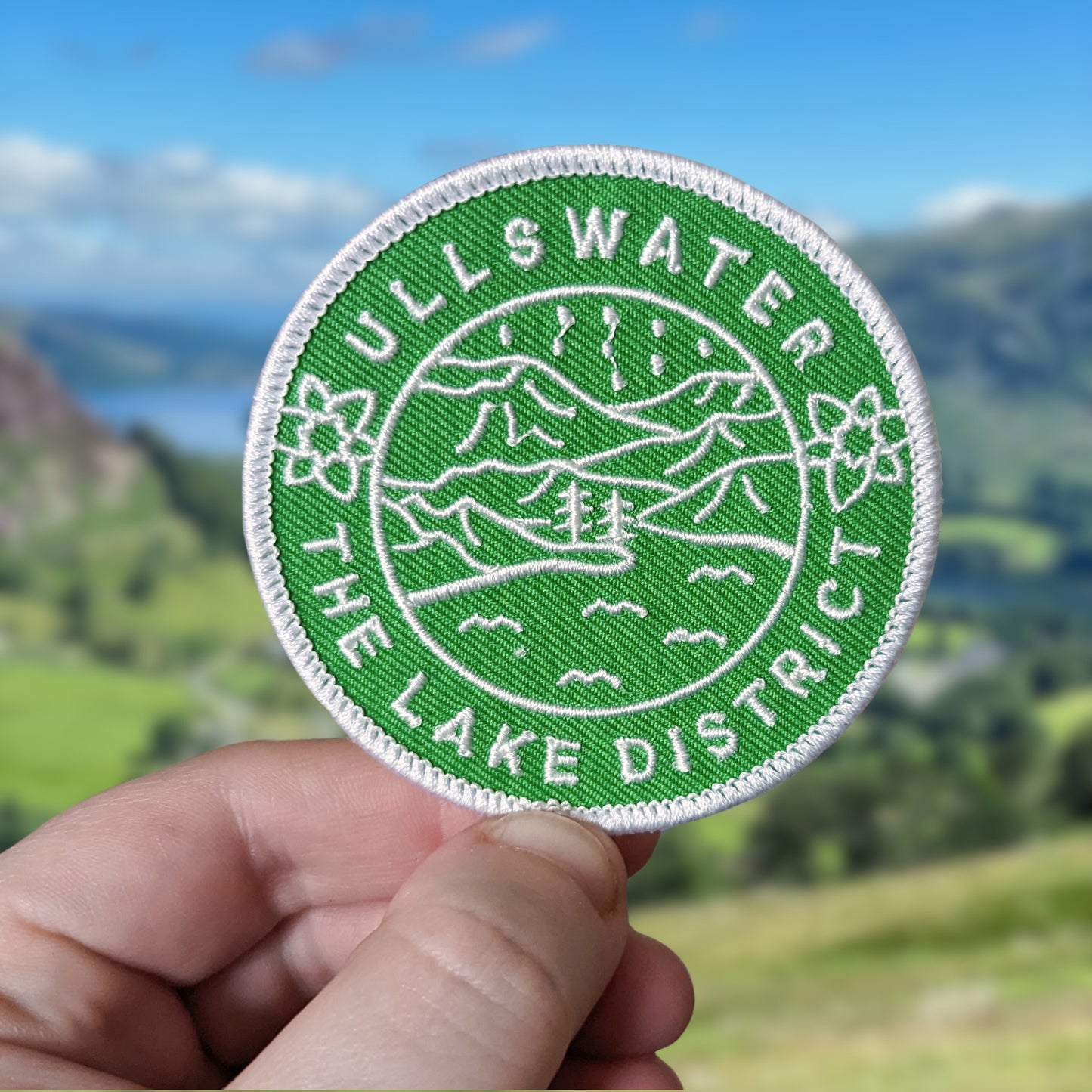 Ullswater Embroidered Patch