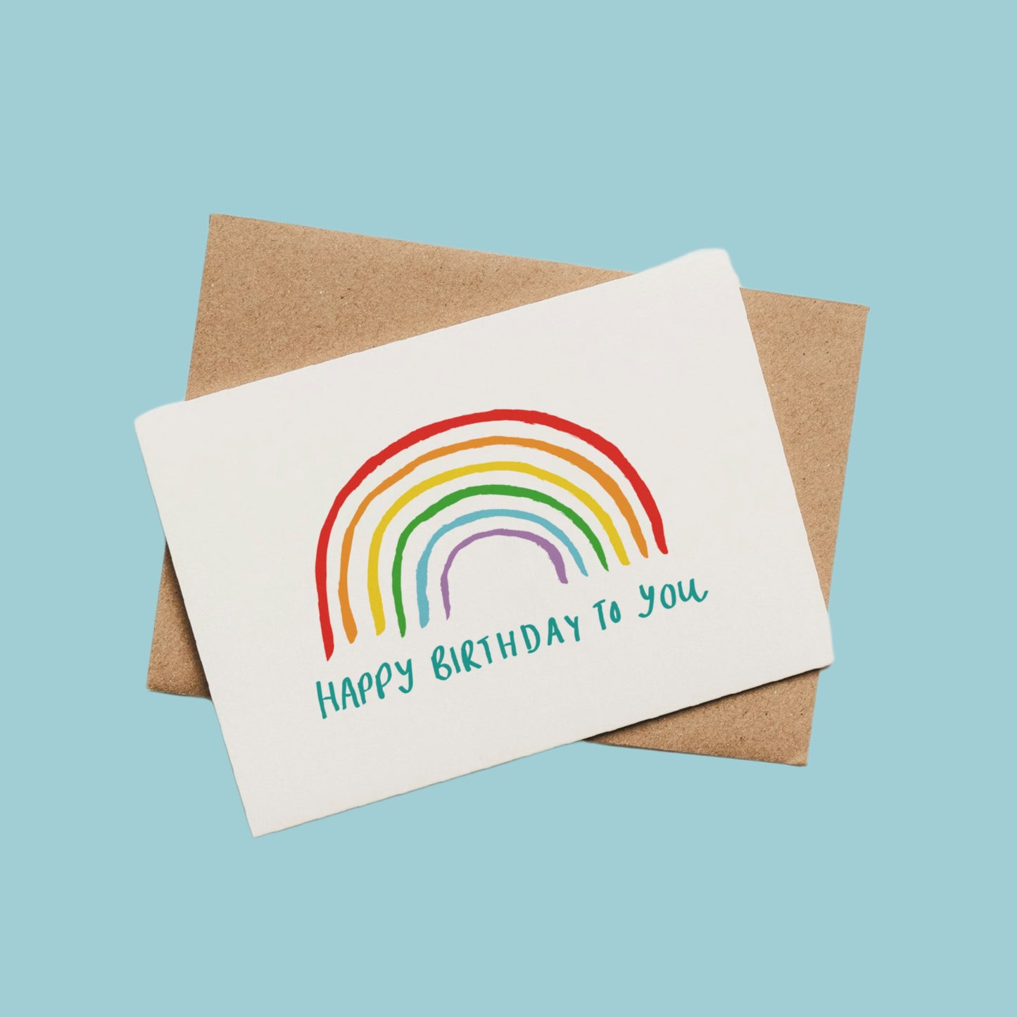 Happy Birthday Rainbow Card