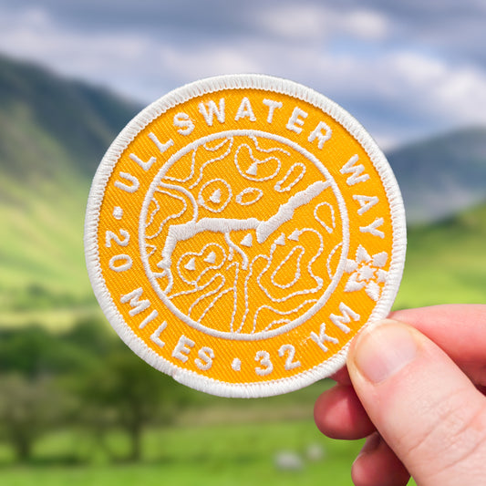 Ullswater Way Embroidered Patch