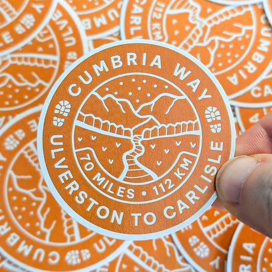 Cumbria Way Sticker